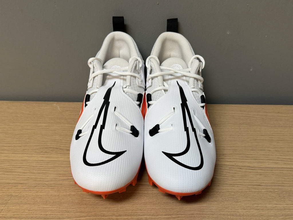 NEW Nike Alpha Menace Football Cleats MEN'S SIZE 13 White | Orange | Black