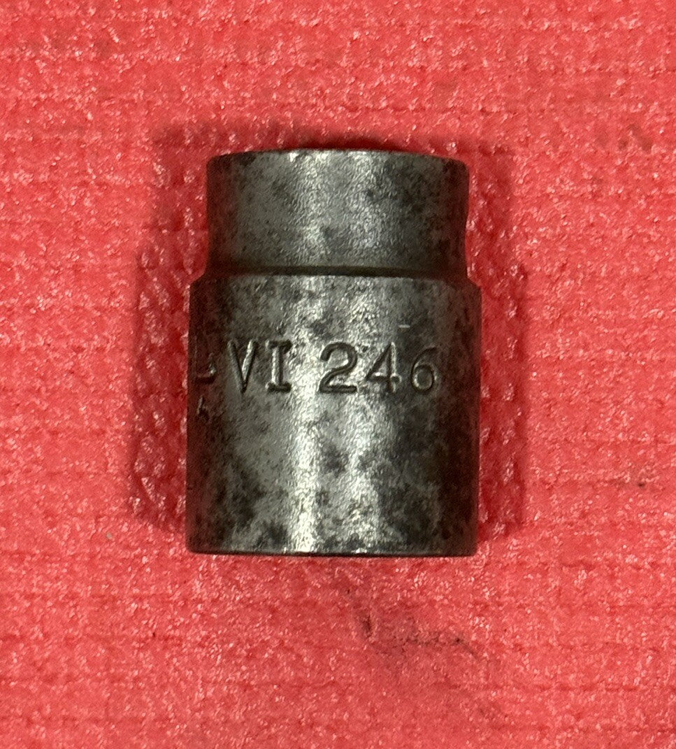 Vintage Mac Tools VI 246, 1/2" Drive 3/4" Impact Socket 6PT Made in USA