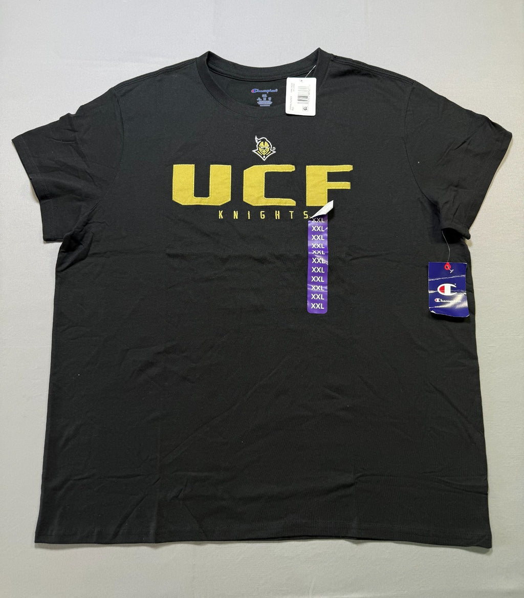 NWT Champions University of Central Florida Knights T-Shirt Men 2XL Black Sports