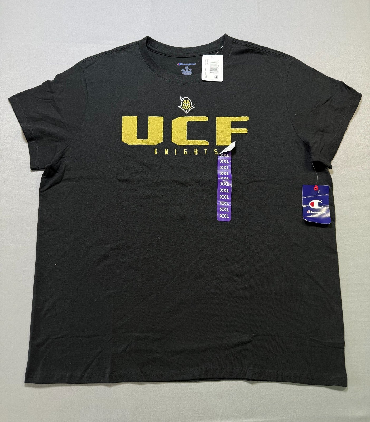 NWT Champions University of Central Florida Knights T-Shirt Men 2XL Black Sports