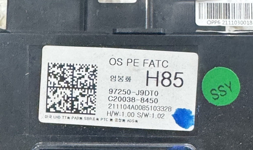 2022 2023 Hyundai Kona AC Heat Temperature Climate Control OEM 97250-J9DT0