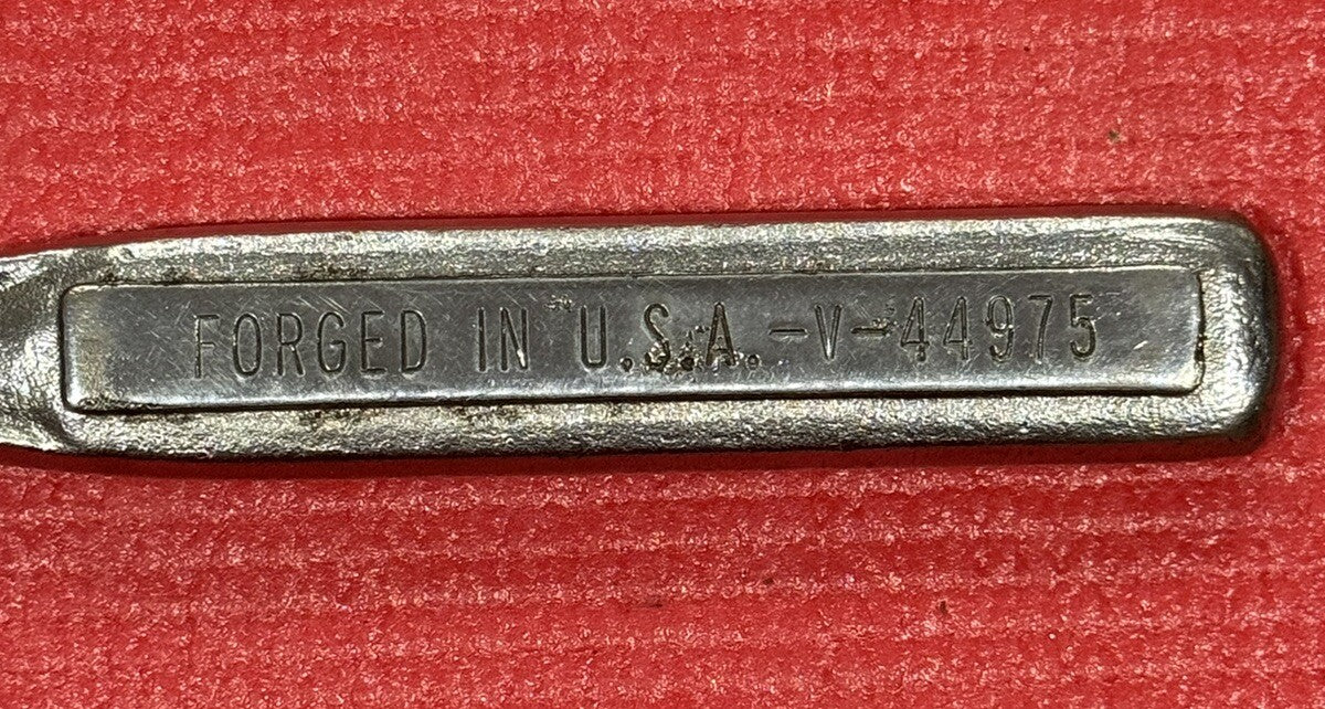 Vintage CRAFTSMAN 1/2" Drive Quick Release Ratchet -V-Series 44975 Oil Port USA