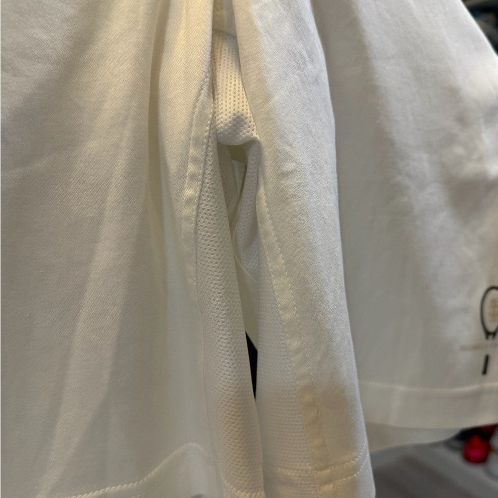 Brunello Cucinelli White Athletic Men's logo Shorts