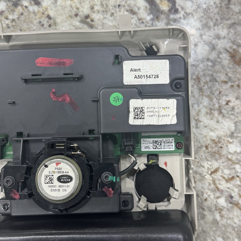 2017-2019 Jaguar XE XF Overhead Dome Map Light Assembly Sunroof Switch OEM