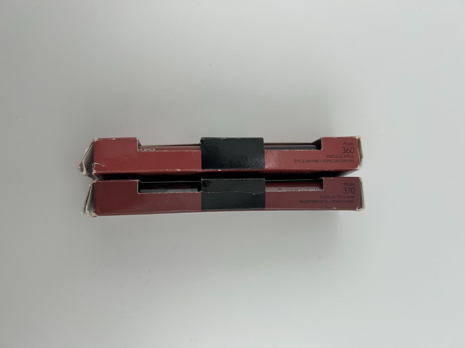 Set of 2 Revlon ColorStay Lipcolor #360 Endless Spice #370 Ever Lasting Rum