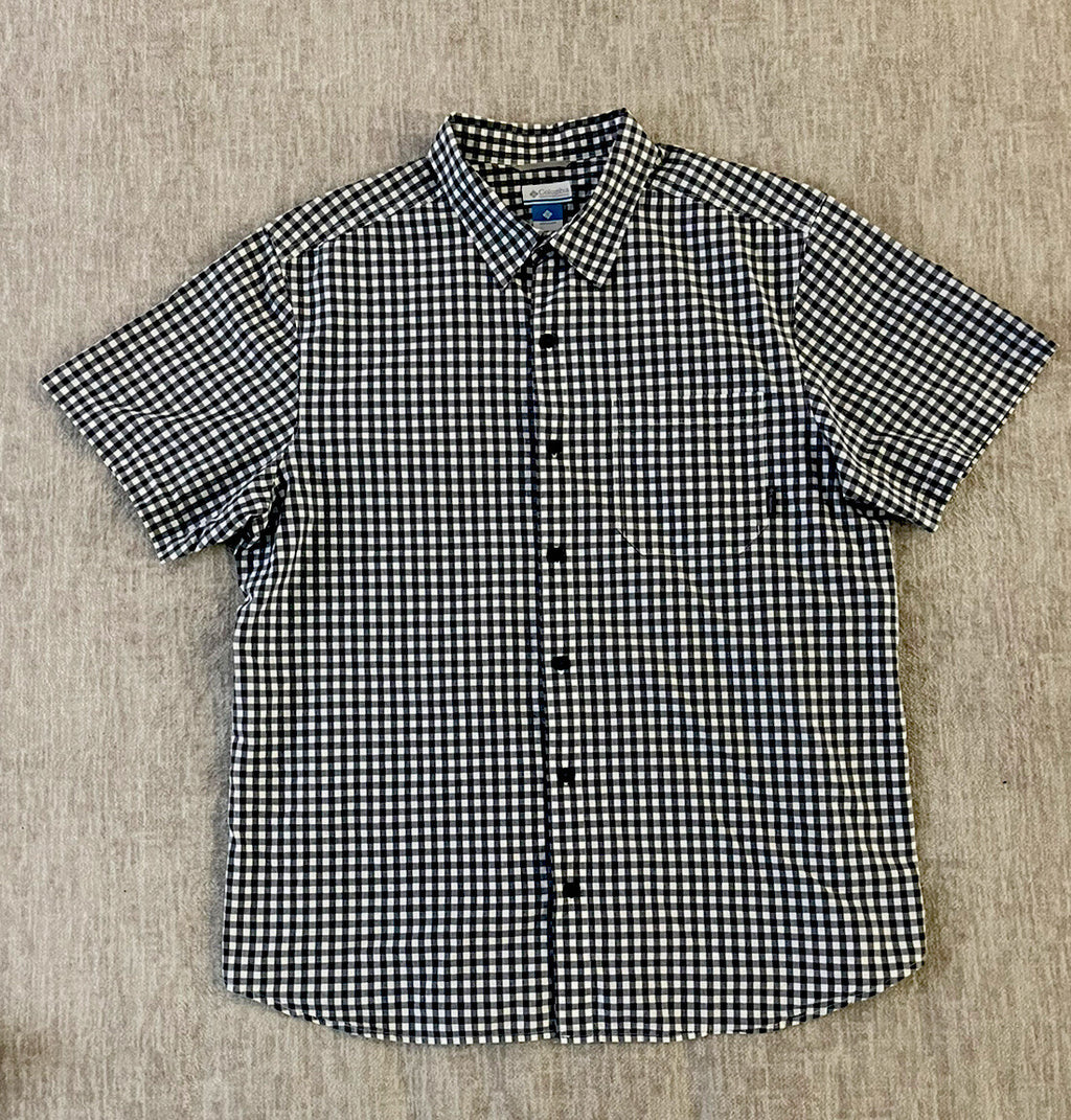 Columbia 69724 short sleeve button down casual shirt Size XL Extra Large - B1
