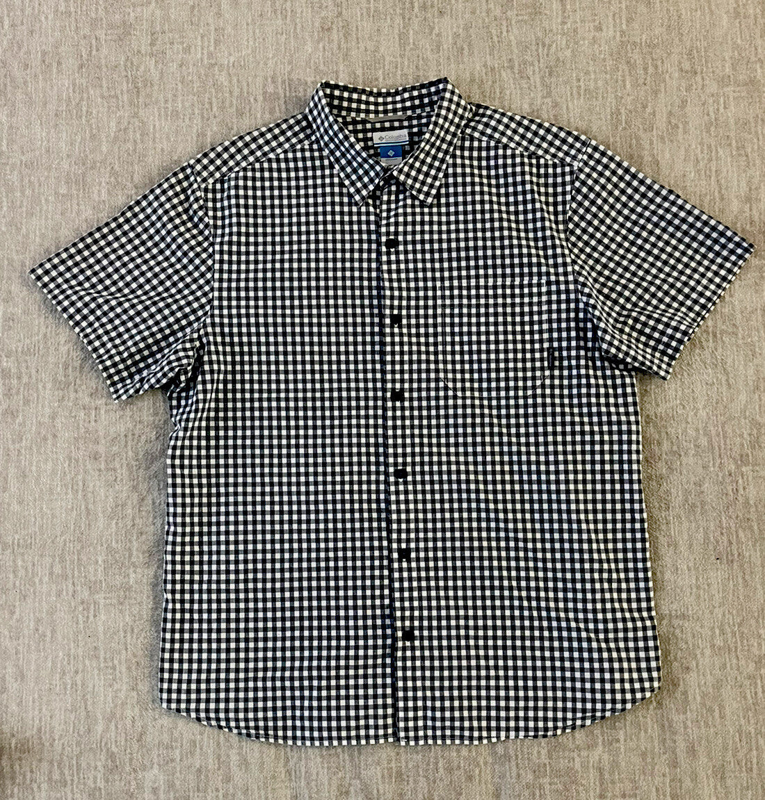 Columbia 69724 short sleeve button down casual shirt Size XL Extra Large - B1