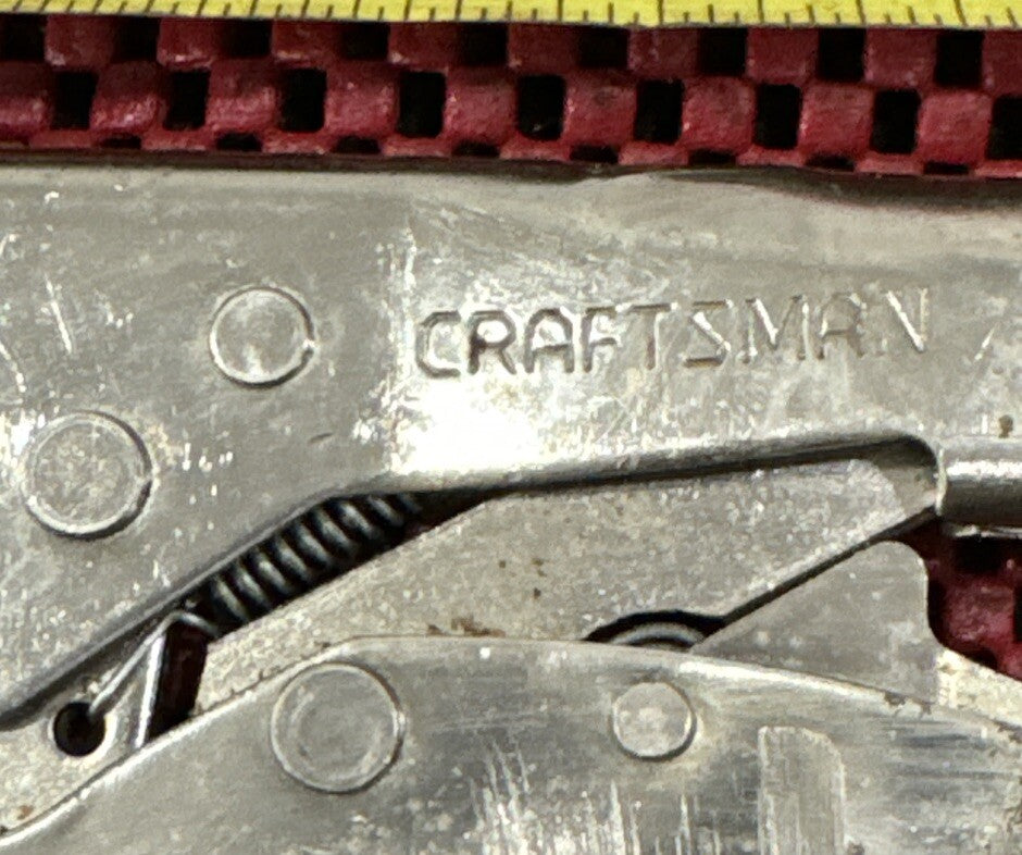 Vintage Craftsman 45603  8" Locking Pliers Made In USA N8