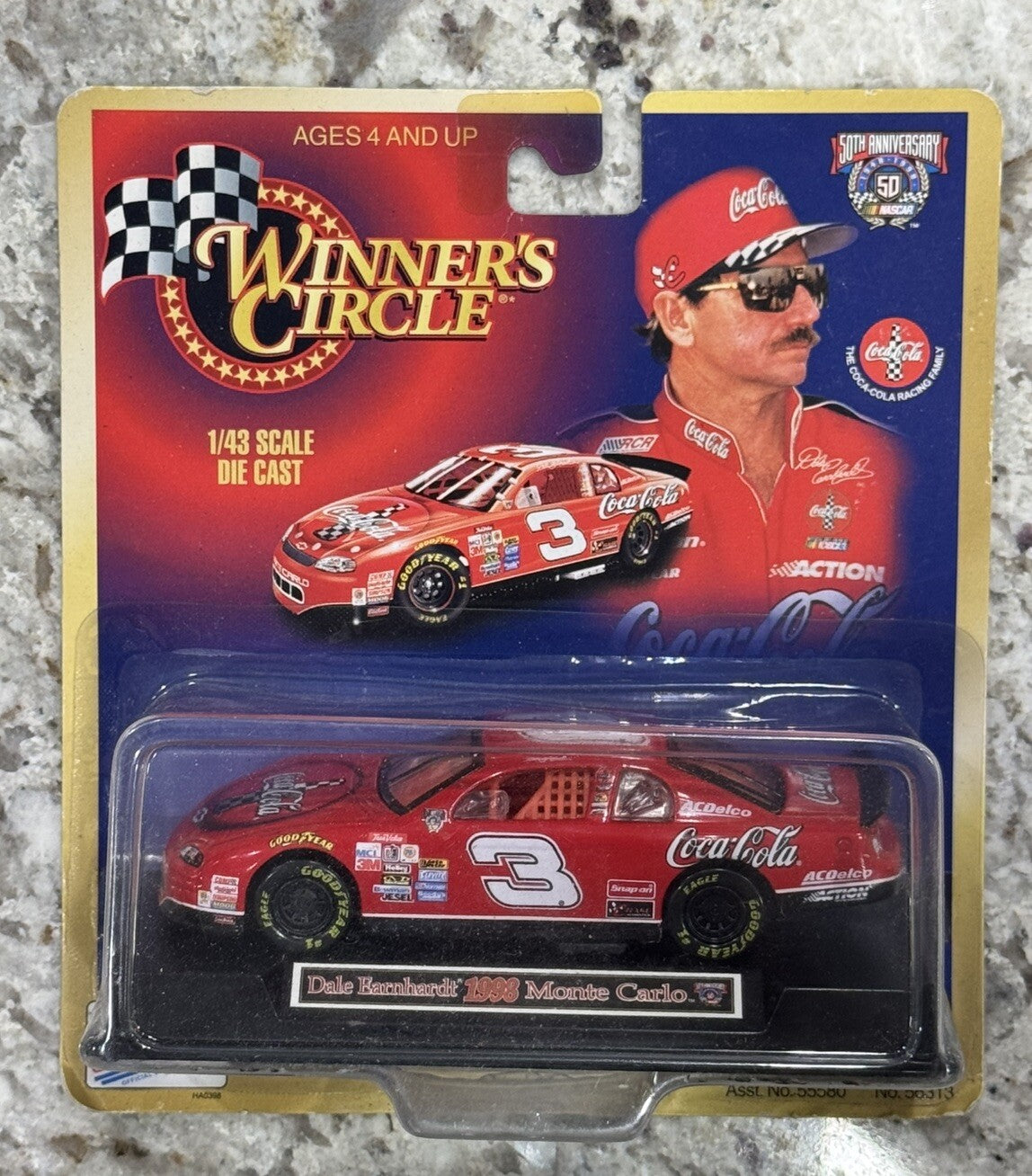 1998 Winners Circle Dale Earnhardt SR diecast 1/43 coca cola  Monte Carlo Japan