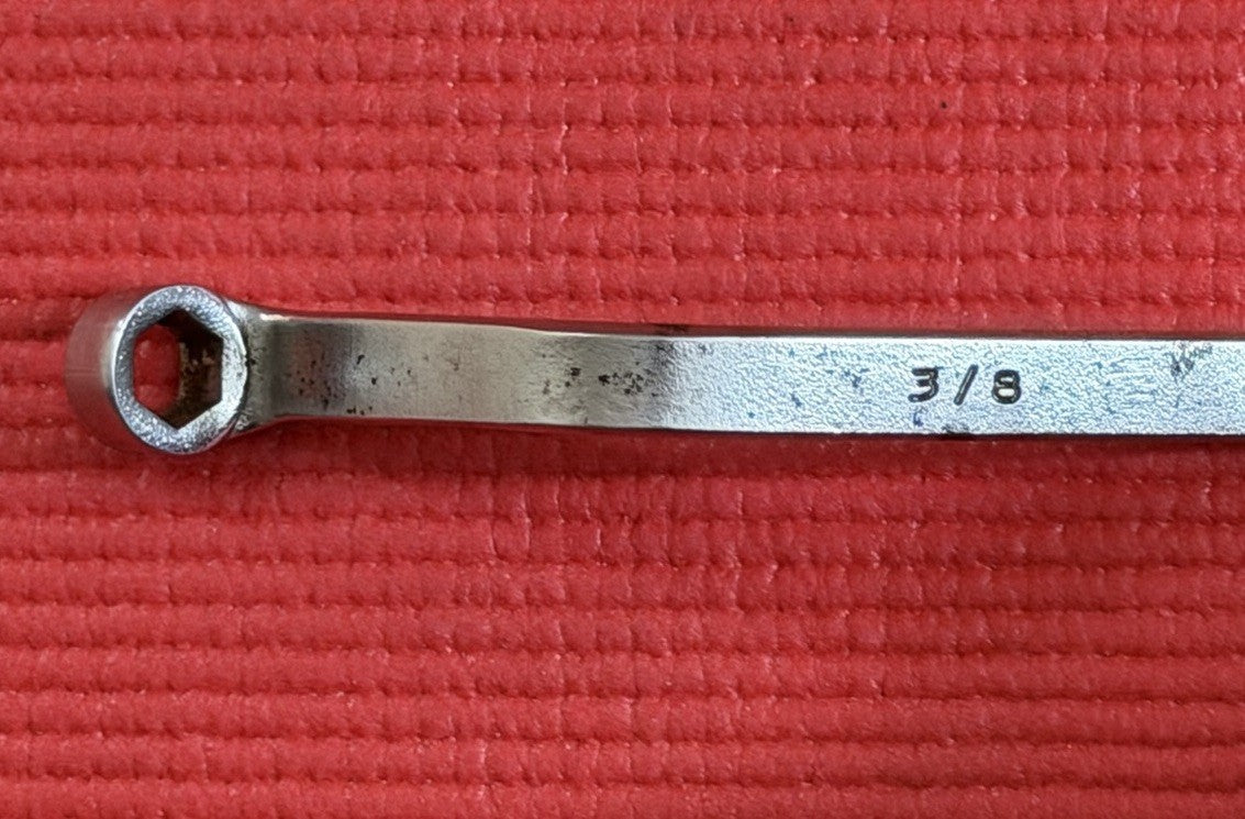 MAC TOOLS S168 1/4" x 3/8" SAE 6PT BRAKE BLEEDER OBSTRUCTION WRENCH MADE IN USA