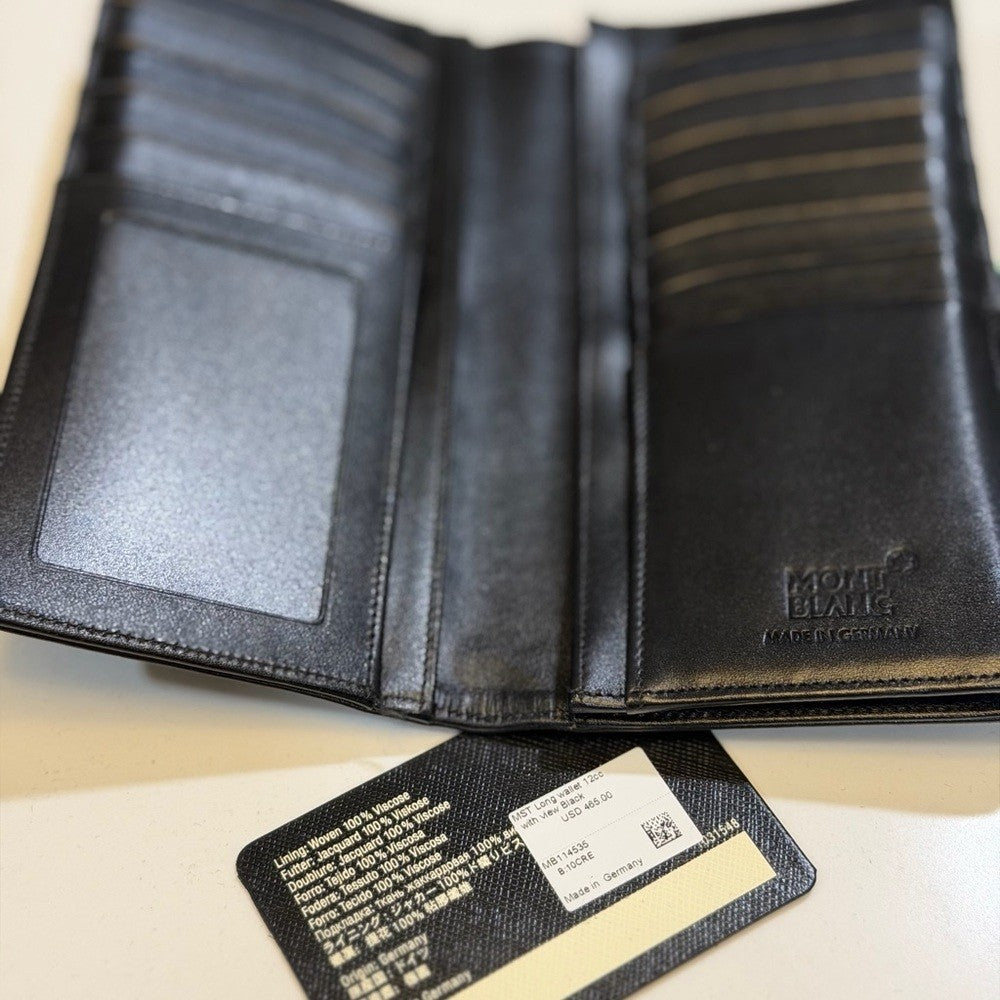 Montblanc - Black Leather bifold Wallet