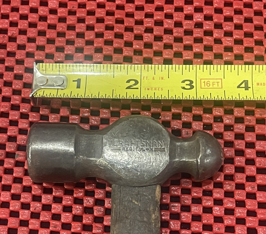 Vintage Craftsman Reg. T.M.-M Ball Peen Hammer Overall Weight 12oz Made Usa M3