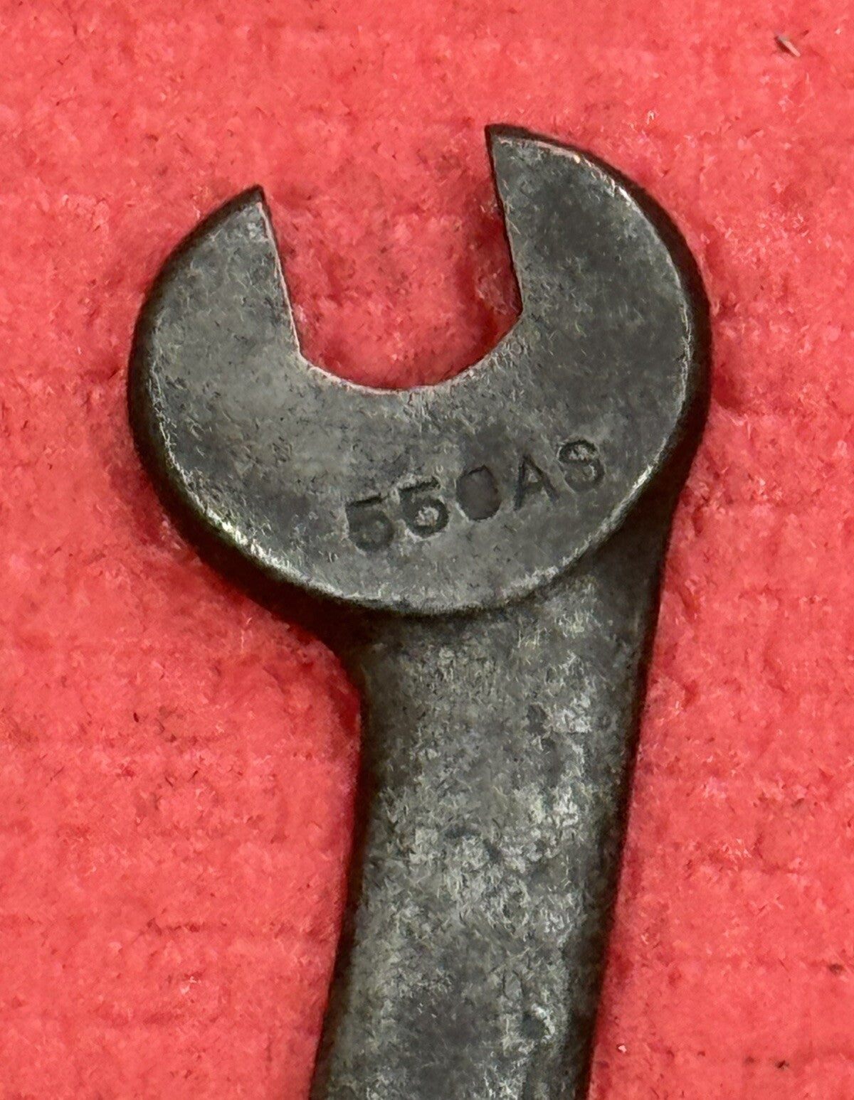 Vintage Bonney 550AS, 3/8" X 7/16" Double Open-End Angle Wrench Made in USA