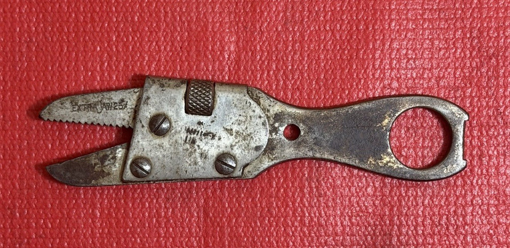 ANTIQUE THE ELGIN EXTRA JAW adjustable wrench PAT June 8 1897 Made In USA