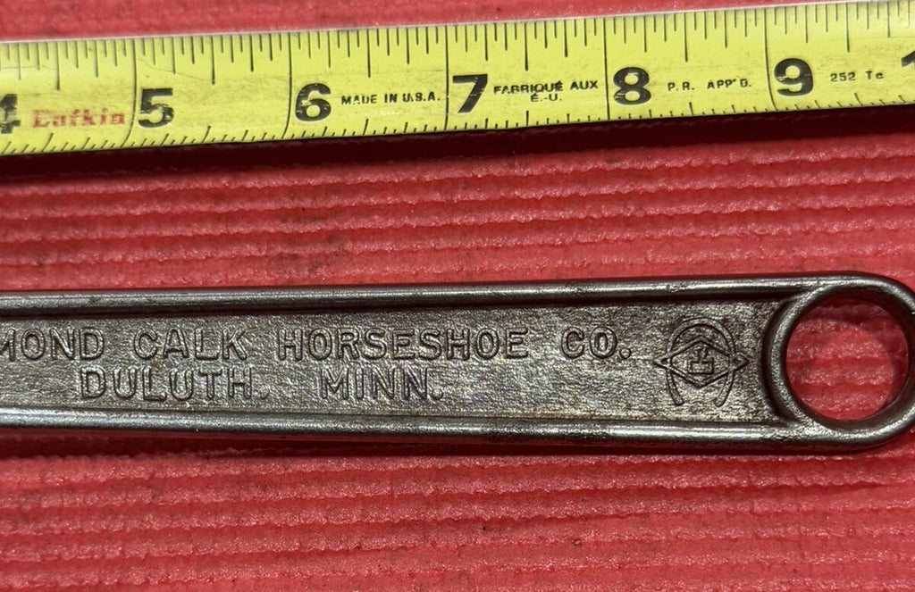 Vintage Diamond Calk Horseshoe Co. Duluth 10” Adjustable Wrench Díamalloy USA