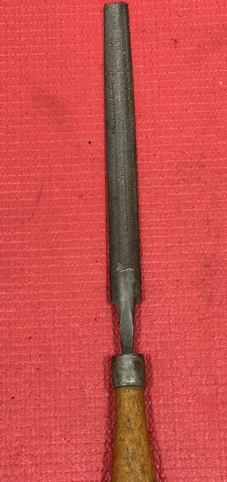 Vintage Nicholson Bastard File 10" W/ Wood Handle Made in USA