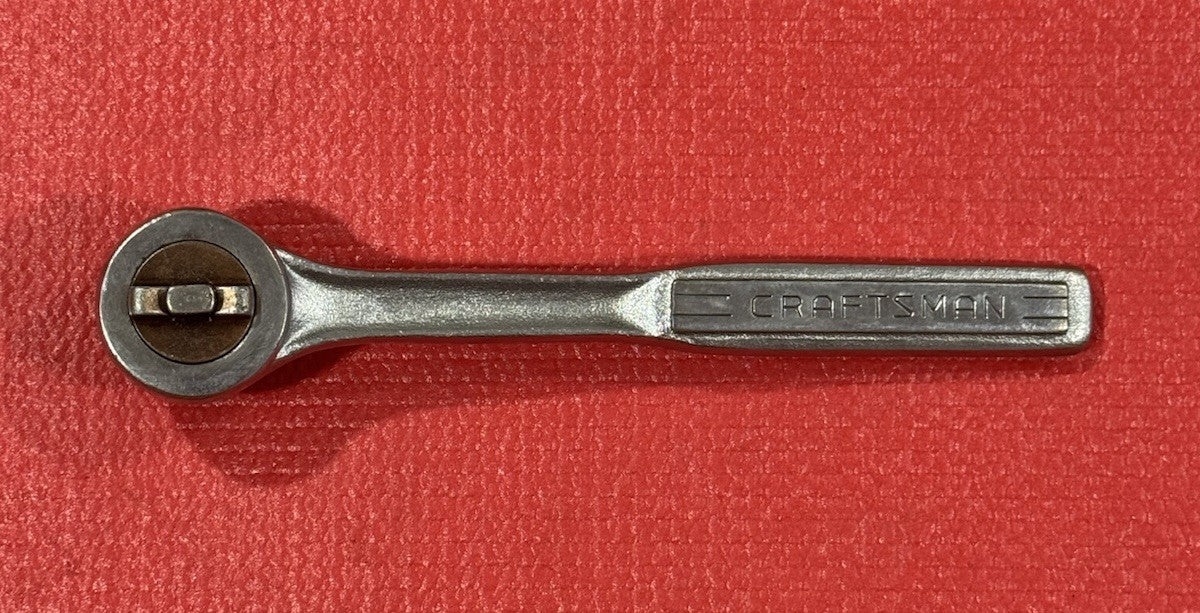 Vintage Craftsman - V- series 3/8" drive Ratchet Thumb Wheel Pat. 3467231 USA