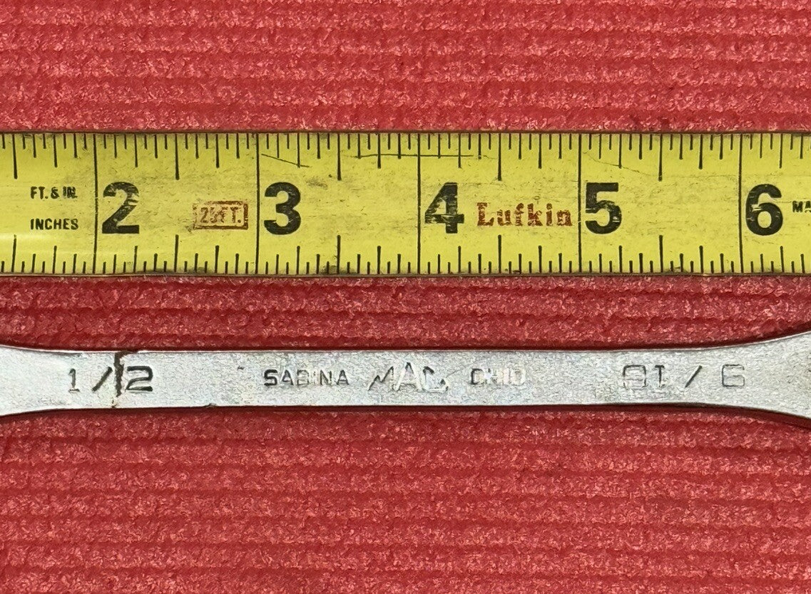 MAC Tools Sabina Ohio, OB1618, 1/2" x 9/16" Flare Nut / Line Wrench, 6 Point USA
