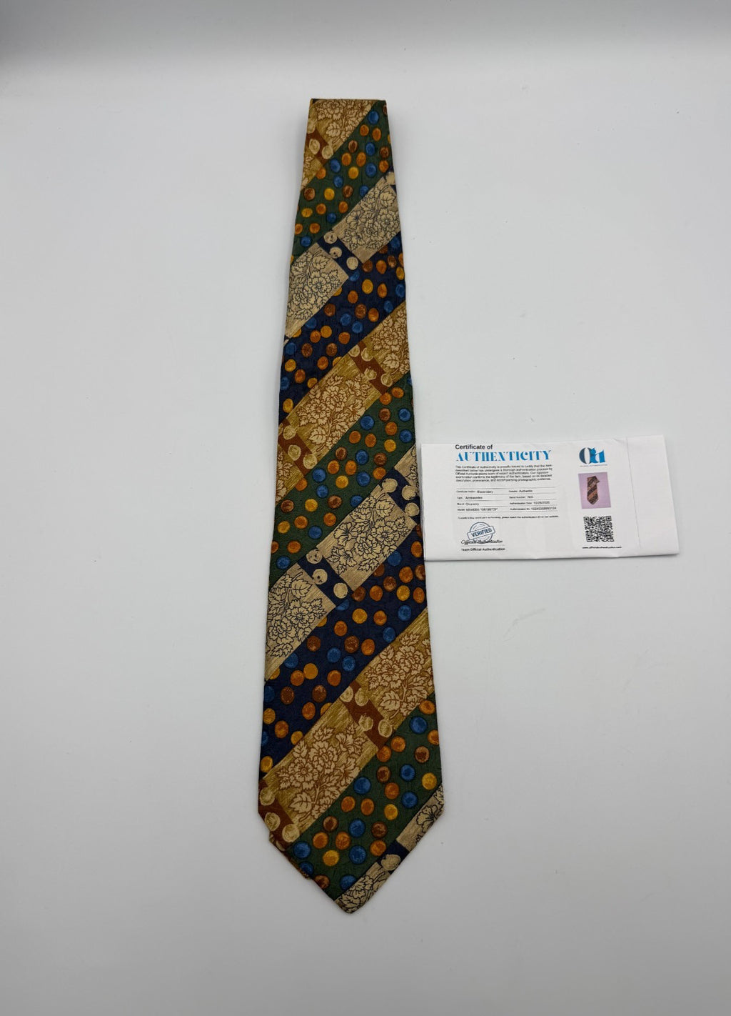 Vintage Givenchy Essentials Couture Necktie Men's Abstract Geometric Silk Tie