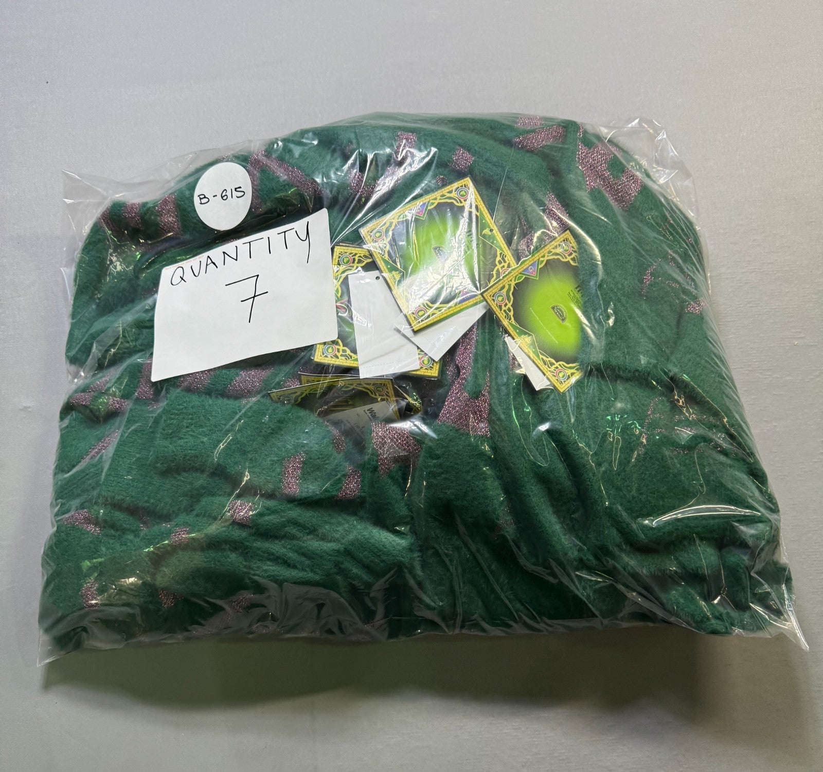 NWT Wicked Graphic Eyelash Knit Glitter Sweater Girls Large (10-12) Green Cozy