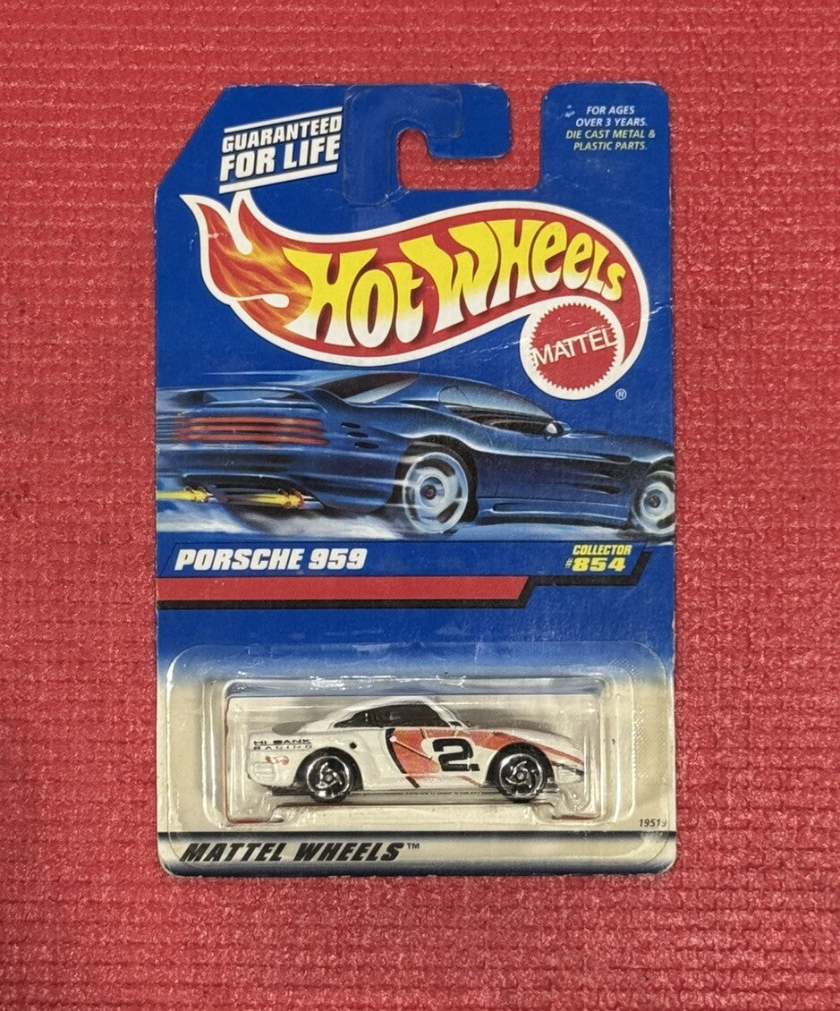 NEW Hot Wheels Collector #854 1998 Porsche 959 Mattel Wheels