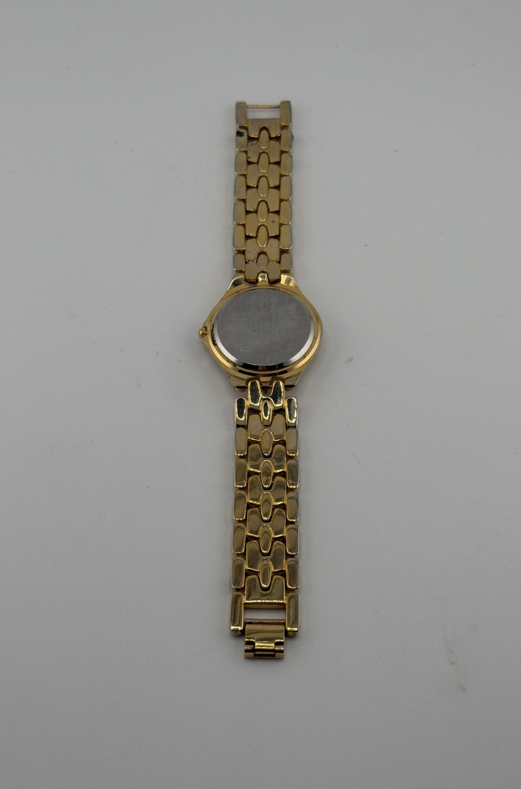 Vintage Quemex Watch Silver Gold Tone Quartz Water Resistant Needs Battery