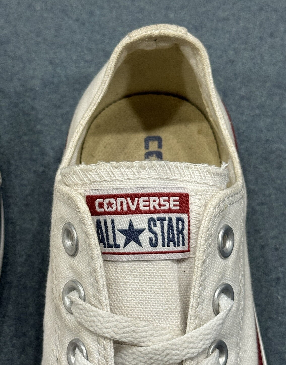 Converse White Chuck Taylor All Star- UNISEX Women’s 7 & Mens 5, LOW TOP SHOES
