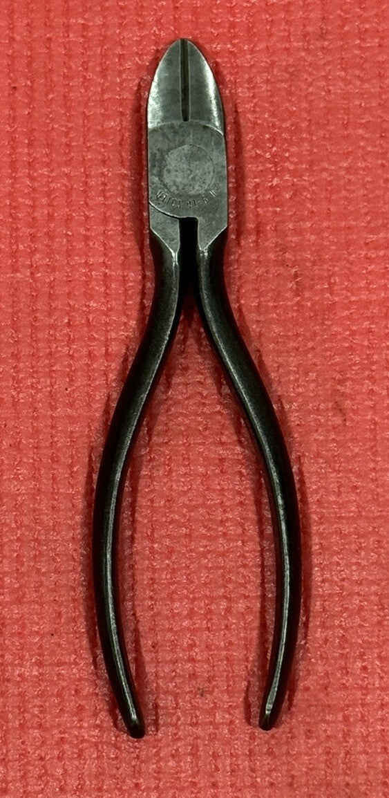VINTAGE UTICA 41-6 DIAGONAL CUTTING PLIERS 6”MADE IN USA NICE!
