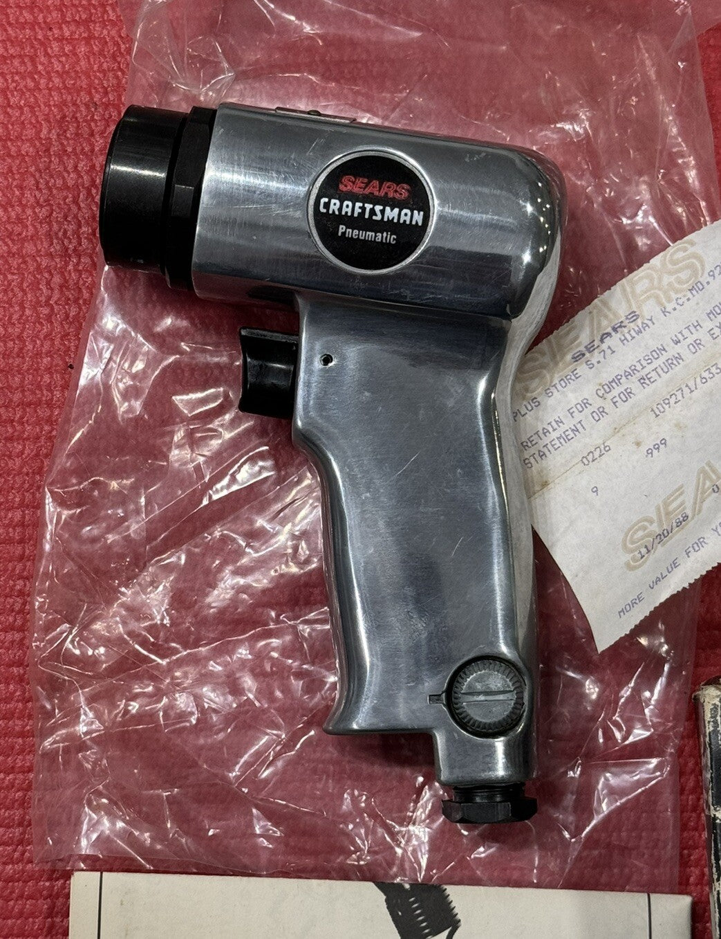 Vintage Sears Craftsman NEW 18965 High-Speed Rotary Sander Air-Drive w/ OG Box