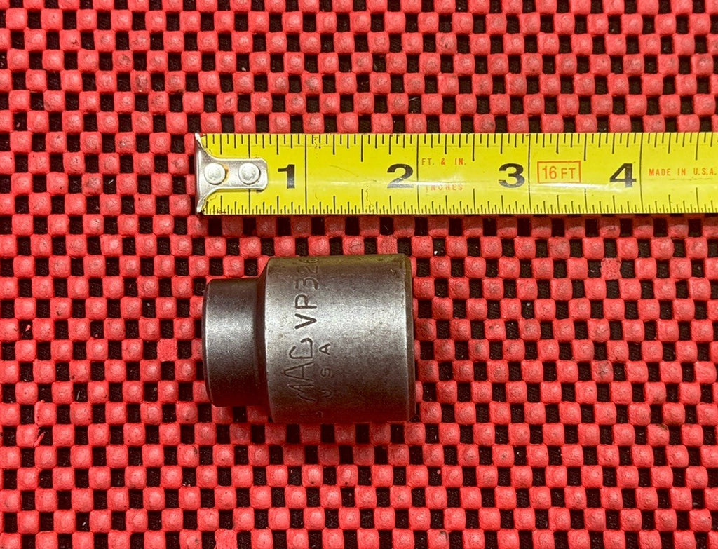MAC Tools VP326 1/2” Drive, 1 Inch 6 PT Shallow Impact Socket Made In USA N8