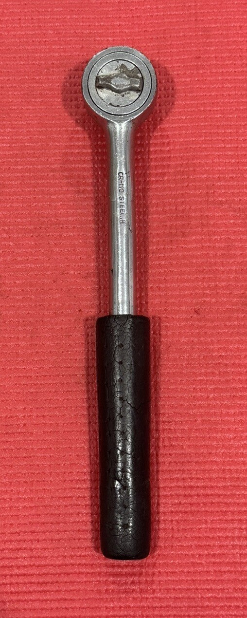 Vintage TrueCraft G374B  1/2” Drive Ratchet W/Black Handle Made In Japan Rare