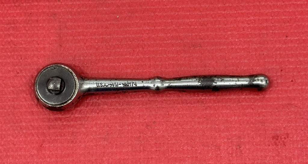 Vintage Craftsman VM-43174 1/4" Drive Tri-wing Ratchet Fine Tooth Made in USA