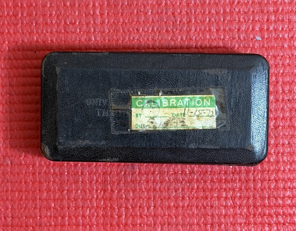 VINTAGE STARRETT LAST WORD 711  .001 TEST INDICATOR WITH CASE MACHINIST TOOL USA
