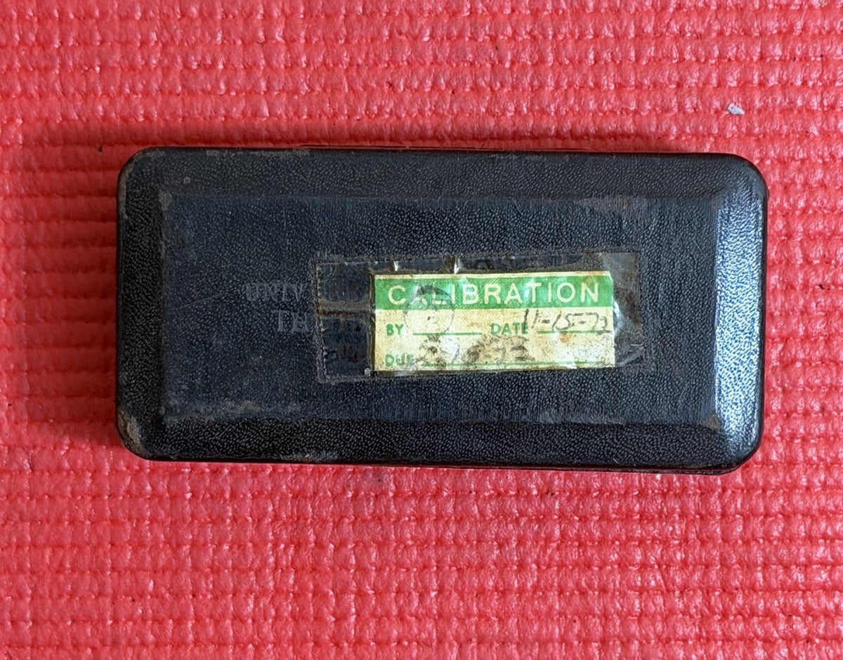 VINTAGE STARRETT LAST WORD 711  .001 TEST INDICATOR WITH CASE MACHINIST TOOL USA