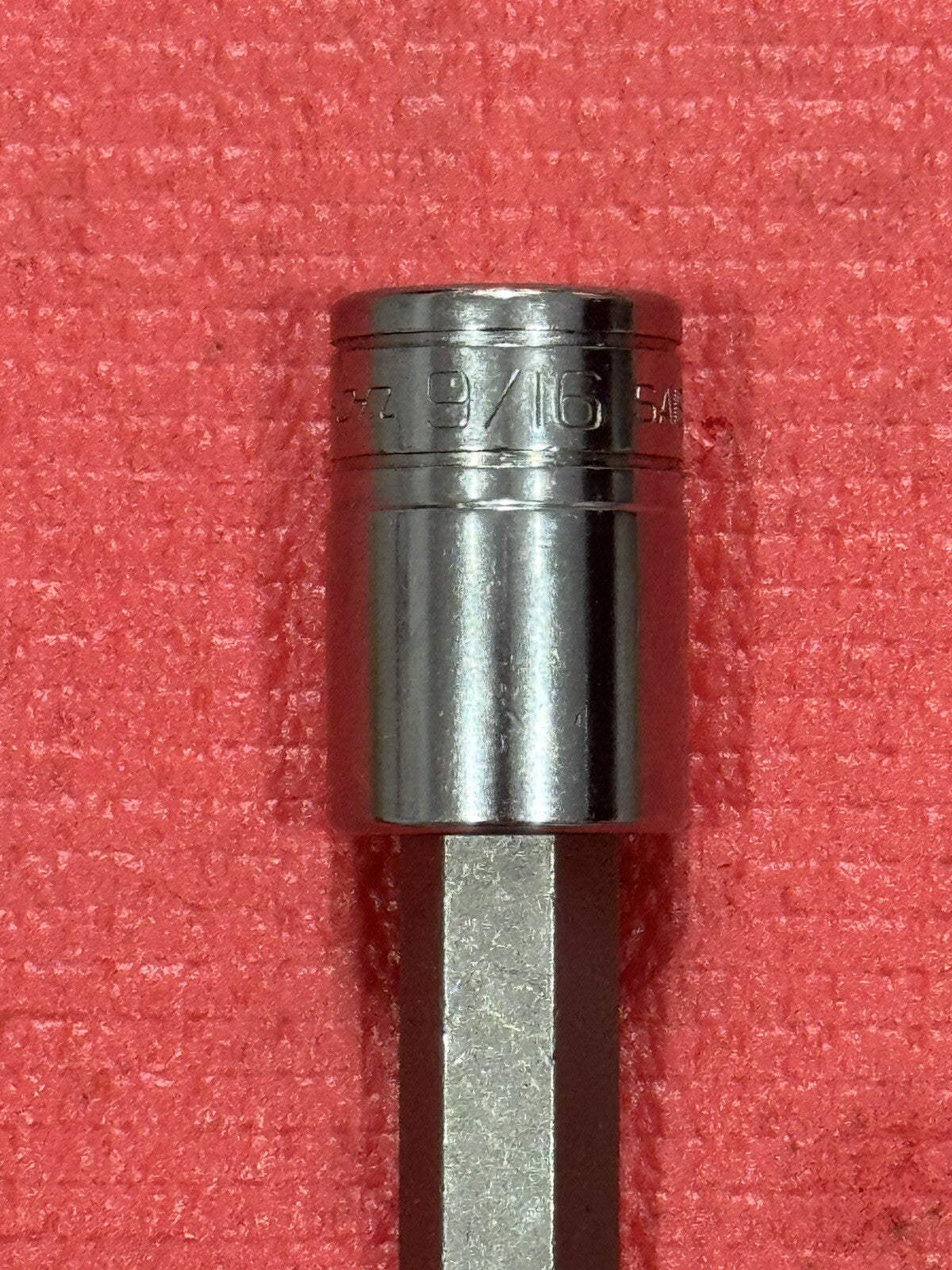 NEW Snap-On Tools SA18E 1/2" Drive SAE 9/16" Standard Hex Bit Socket Driver USA