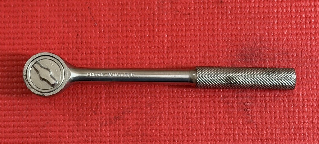 Vintage Chrome Vanadium Tools CEN-TECH No. H.T 7810 3/8”Drive Ratchet Japan
