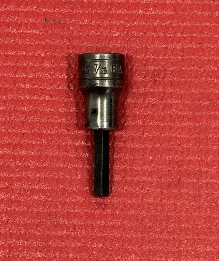 Vintage Snap-On Tools FA7A, 3/8" Drive 7/32" Hex Allen Bit Socket Driver USA