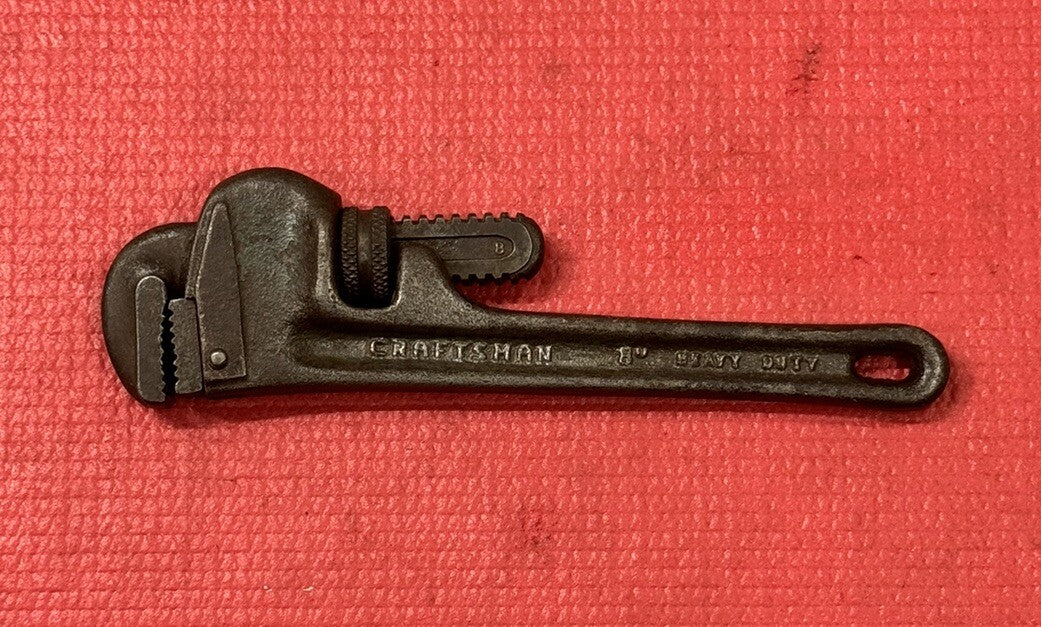 Vintage Craftsman 5567, 8" Heavy Duty Pipe Wrench Made in USA