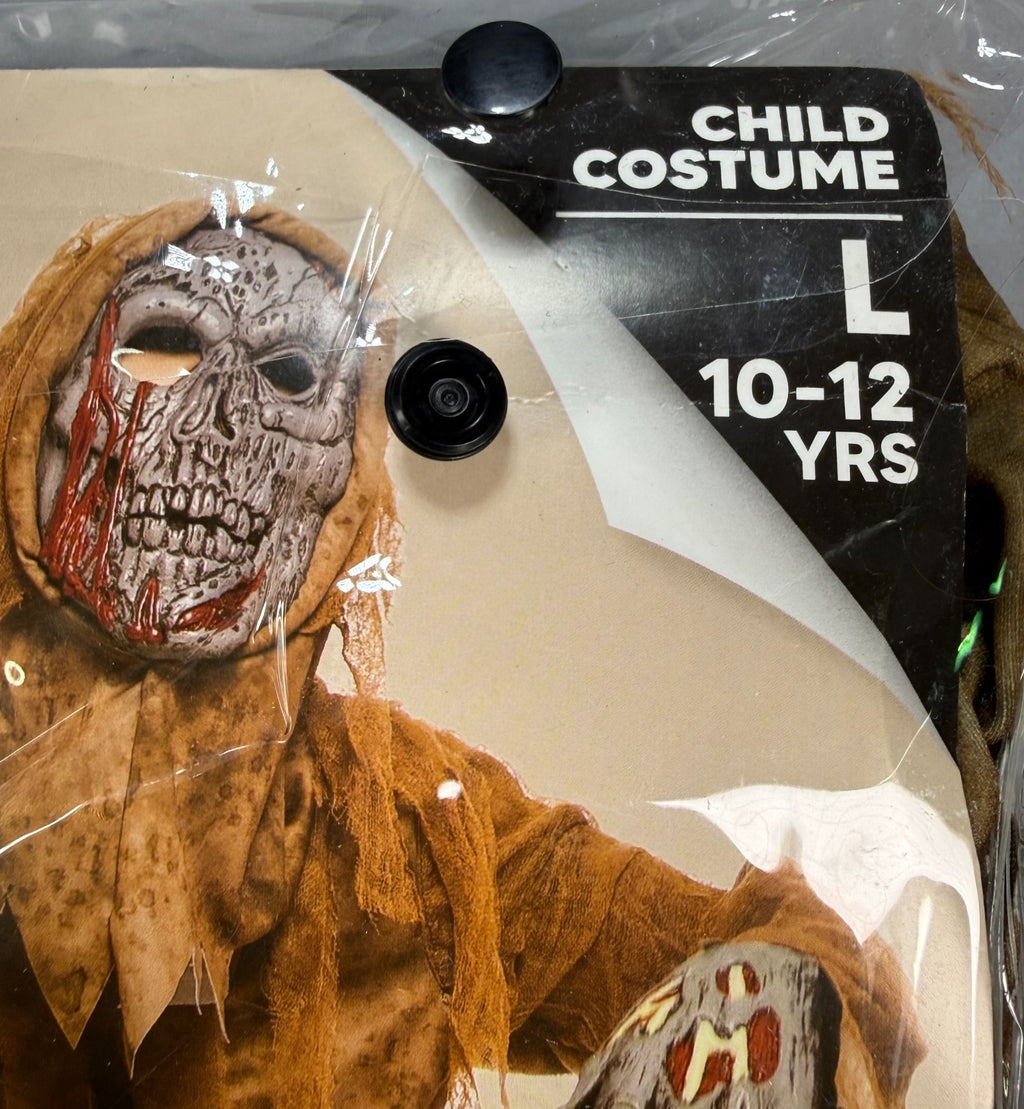New Spooktacular Creation Zombie Costume Kids Large 10-12 Halloween Dress Up