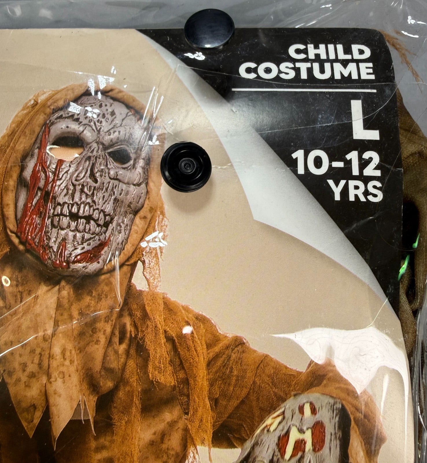 New Spooktacular Creation Zombie Costume Kids Large 10-12 Halloween Dress Up
