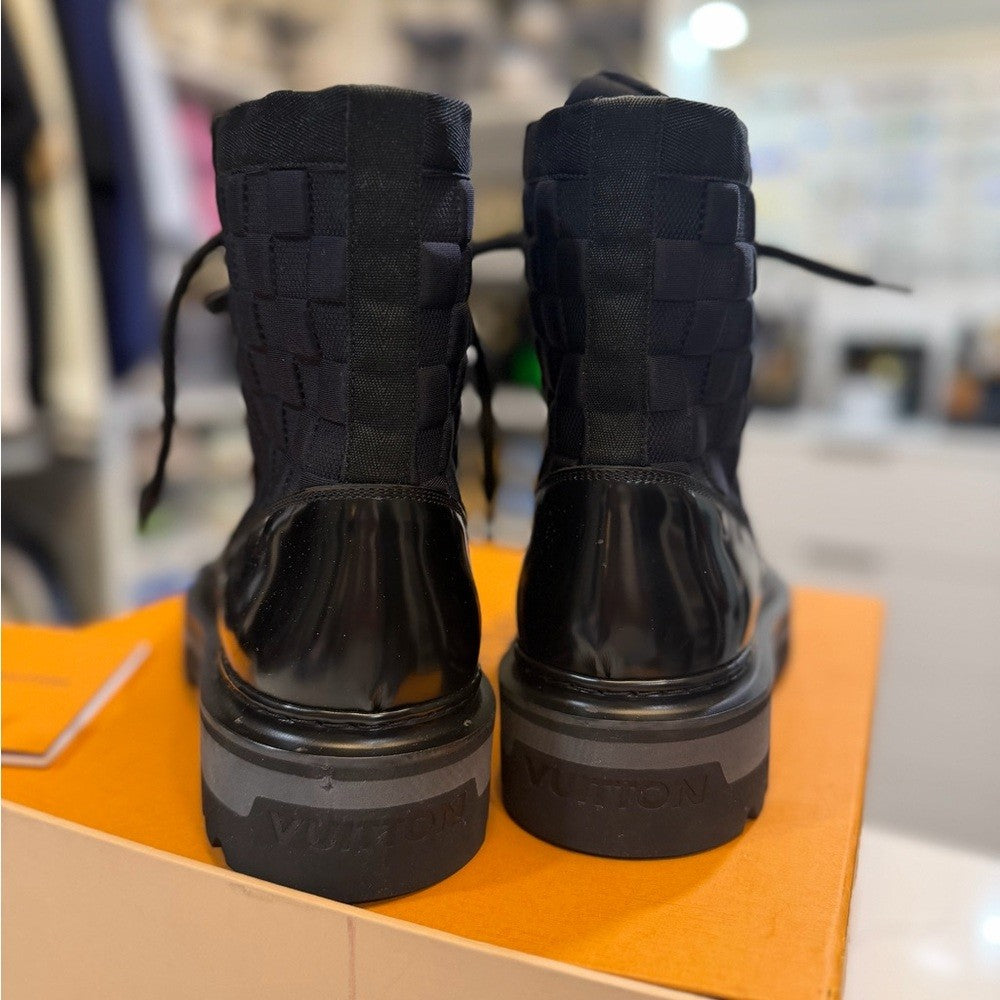 Louis Vuitton Ranger Damier Leather Boots