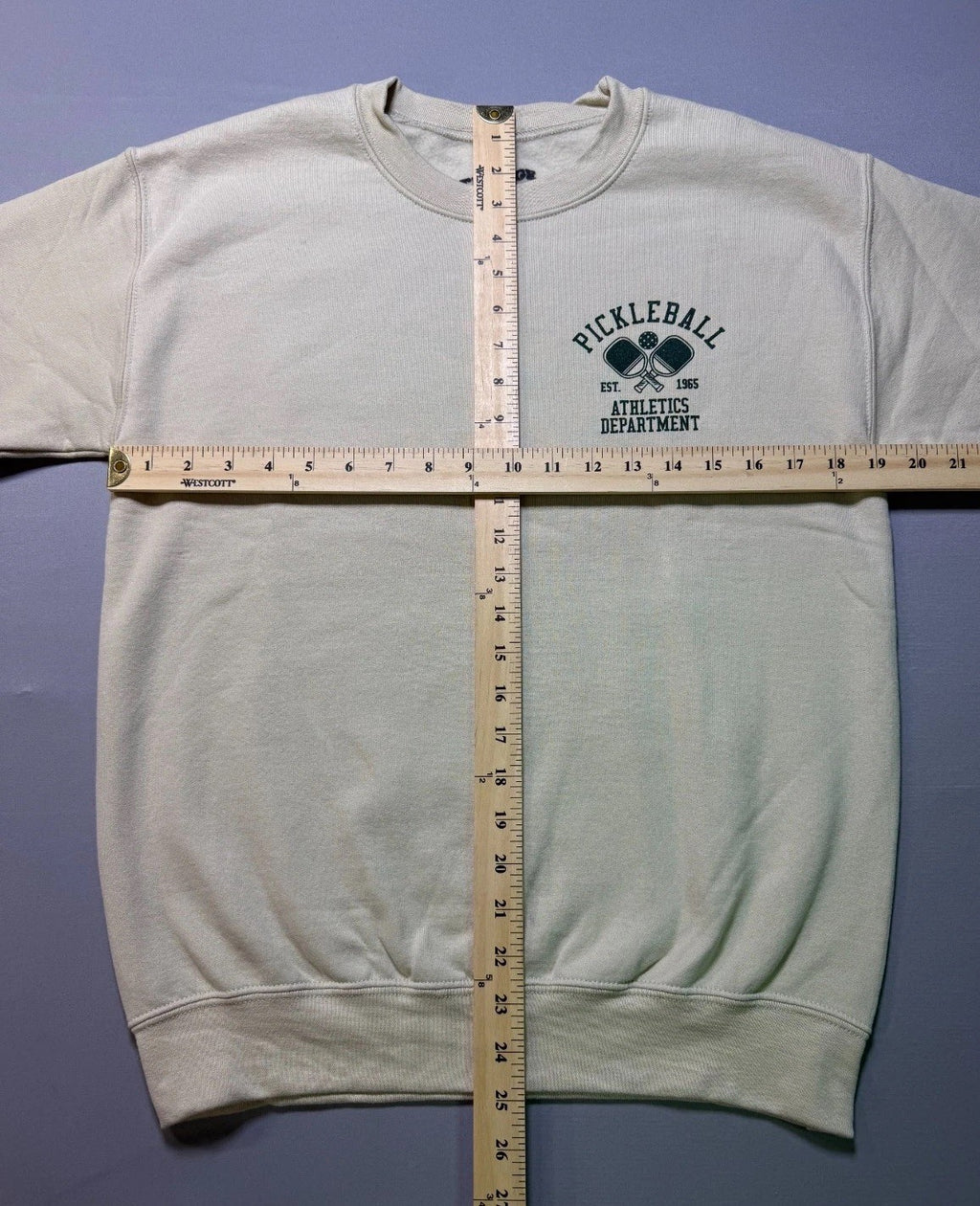 NWOT Strange Daze Los Angeles Pickleball Pullover Sweatshirt Men's Small Beige