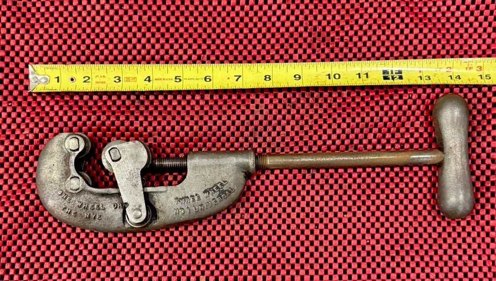 Vintage The Nye No.1 Heavy duty Pipe or tuber cutter P-770 Capacity 1/8” To 1”
