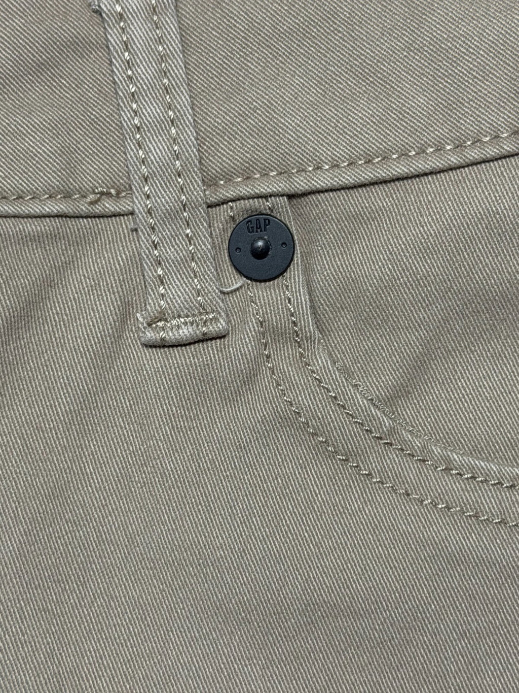 NWT Gap Slim Fit Stretch Twill Pants Men's 40x30 Khaki Zip-Fly Classic 5-Pockets