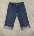 St. Johns Bay Women's Size 12 Denim Capri Jeans