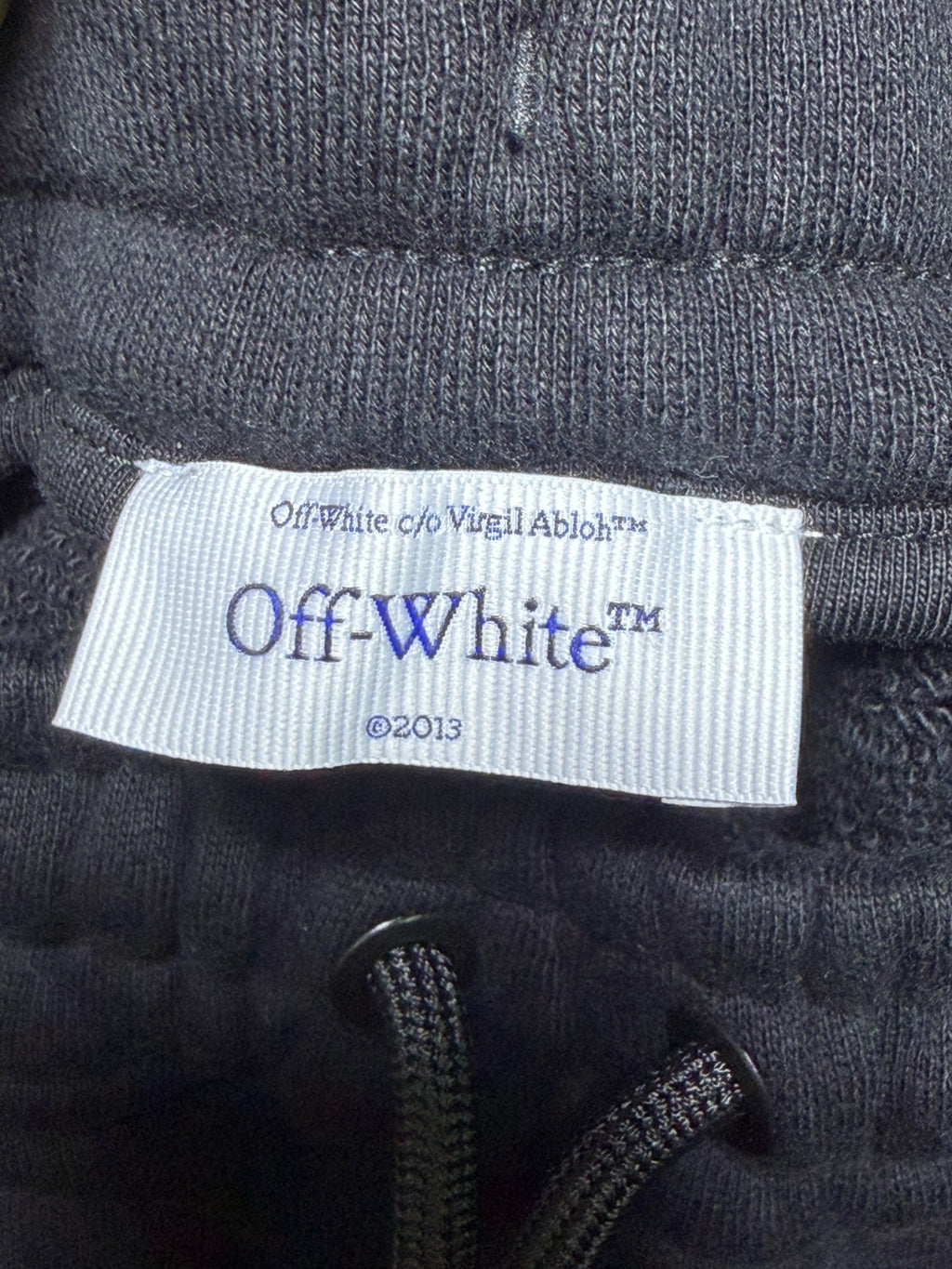 NWT Off-White Black Beach Bookish SweatPants Women's X-Large Logo Drawstring