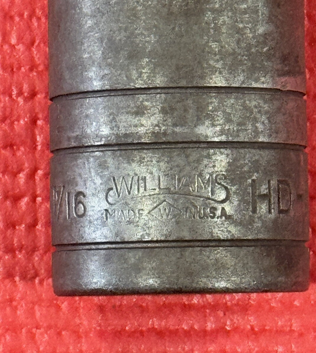 WILLIAMS Tools HD-1234 3/4" Drive Deep Socket  1-1/16” 12 Point - Made In USA