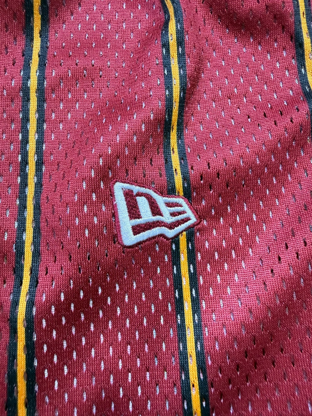NWT Era X NBA Eric Emanuel Miami Heat Men’s Shorts Medium Red Striped Basketball