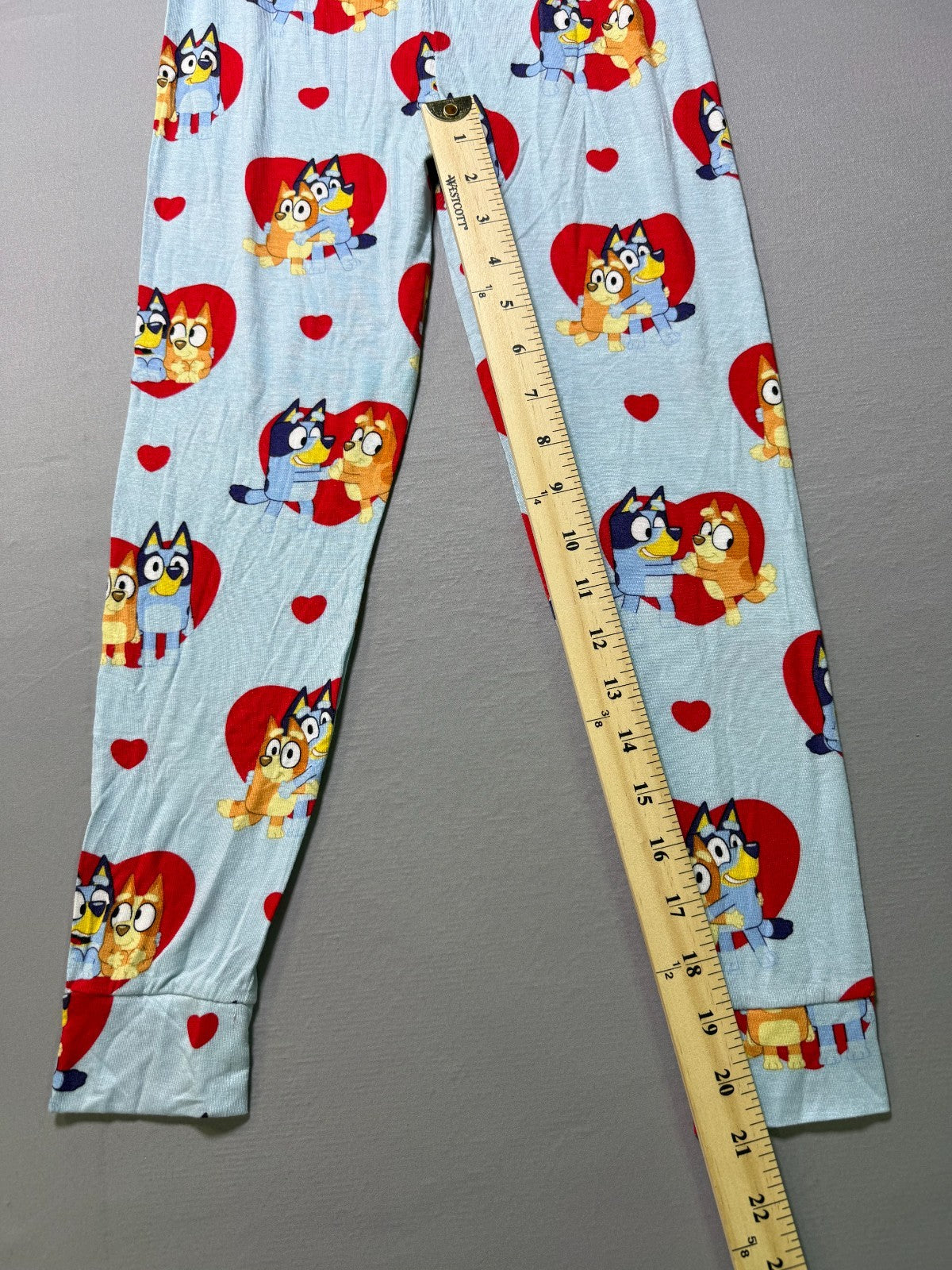 Bluey Character Valentine's Day 2-Piece Pajama Set Unisex Toddler 8 Multicolor