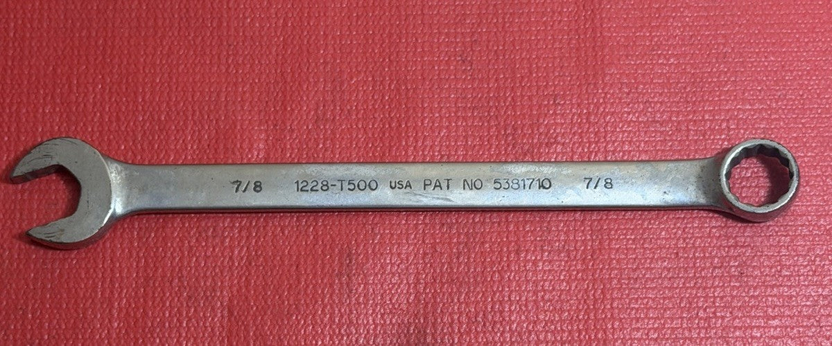 Proto 1228-T500 7/8" Anti-Slip Design Combination Wrench Professional USA MADE